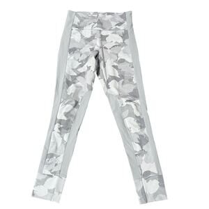 Athleta Gray Camouflage Leggings, Size S